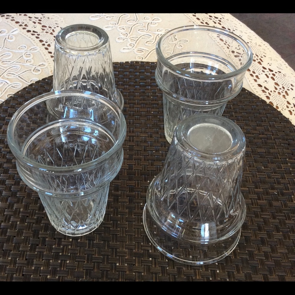 Ice cream glasses